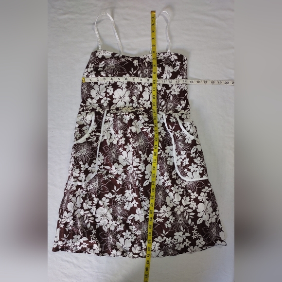Floral Summer Dress Retro 70's Summer Fashion Apparel Everyday Pockets Large - Picture 13 of 15
